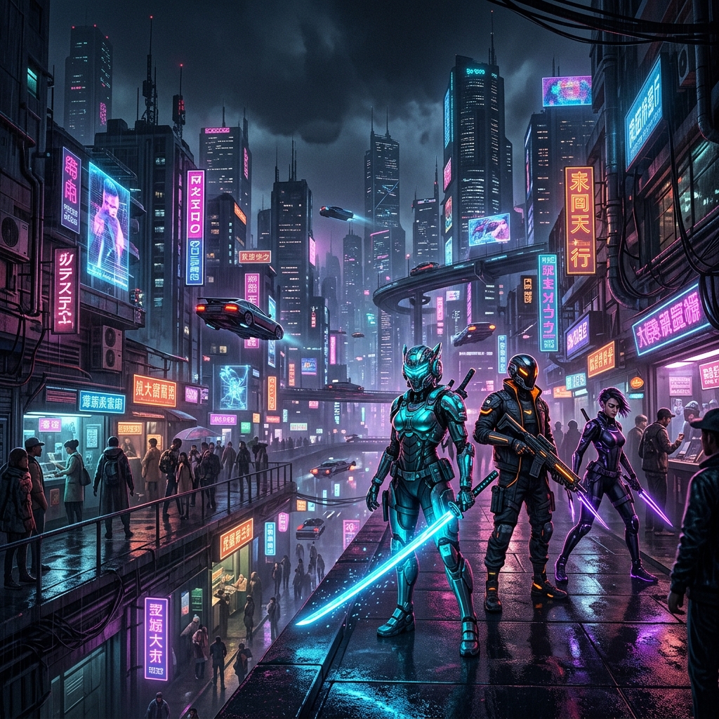 Cyberpunk Banner